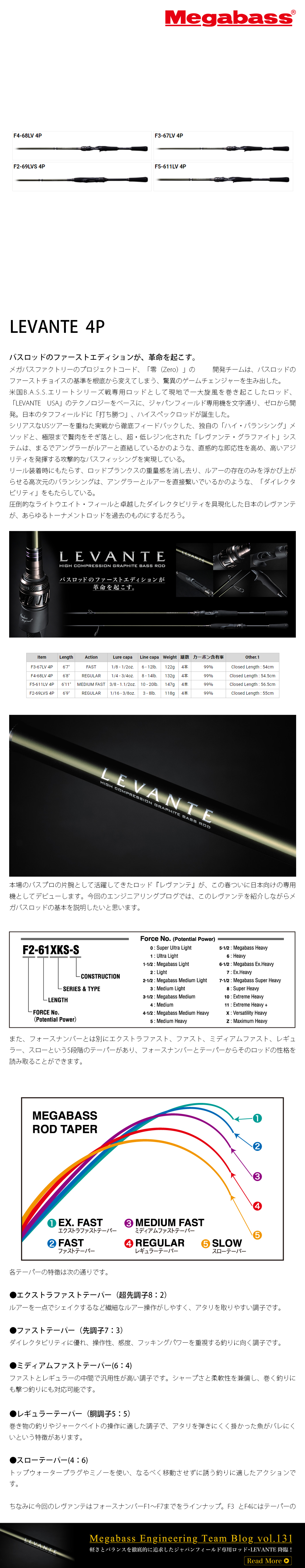 F2-69LVS 4P | Megabass-メガバス